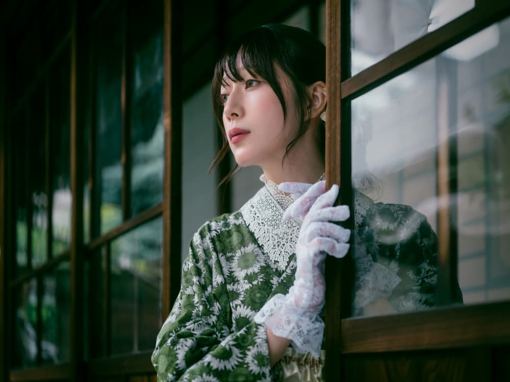 Serene Window Glance by Yuzo Fujii — canvas wall art