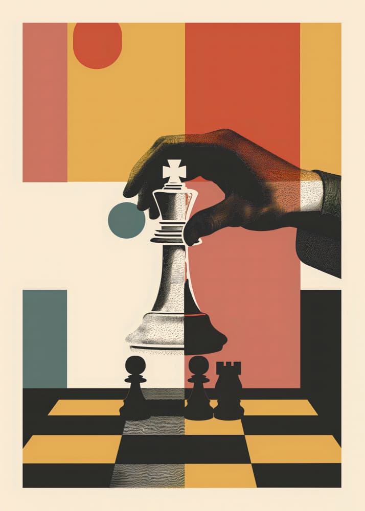 Strategic Chess Move by Andreas Magnusson — canvas wall art