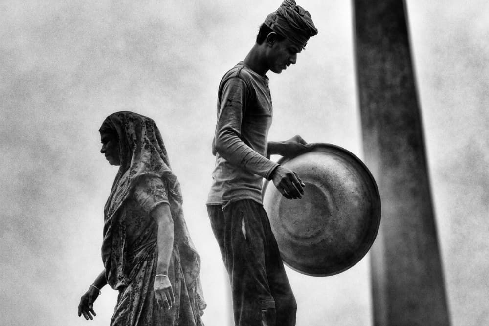 Dusty Day Labor by Garik — canvas wall art