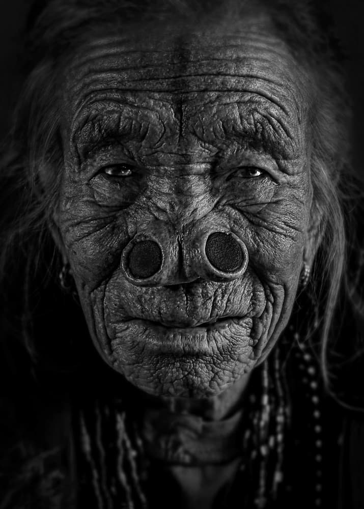 Apatani women by Fadhel Almutaghawi — canvas wall art