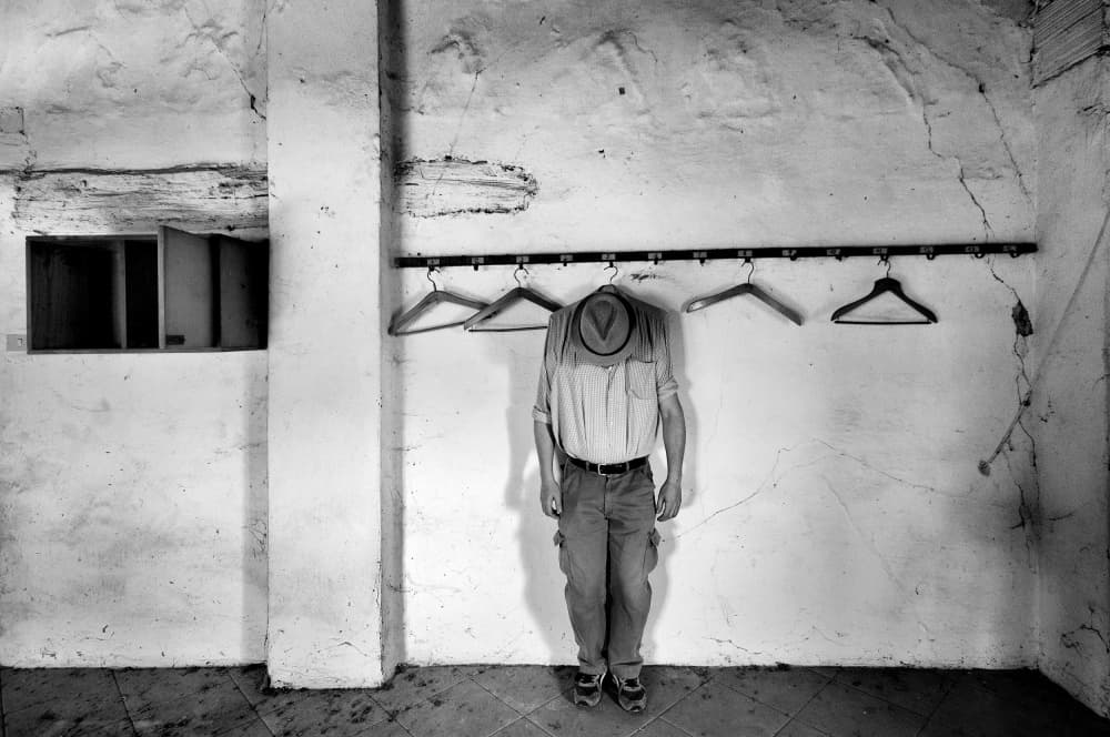 Headless Man Hanging by Carlo Ferrara — canvas wall art