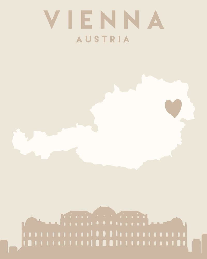 Vienna Austria Palace by Emiliano Deificus — canvas wall art