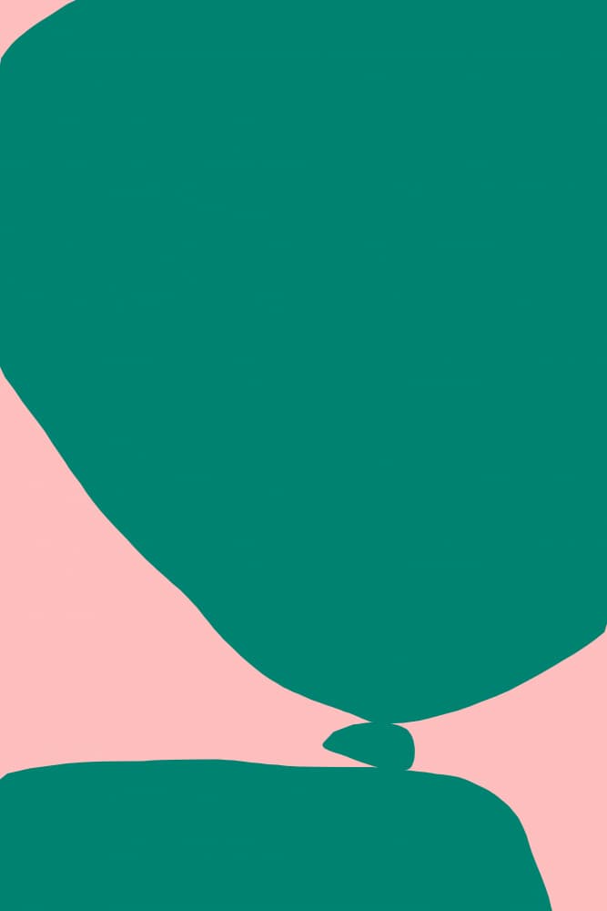 Gentle Shapes Balance by Treechild — canvas wall art