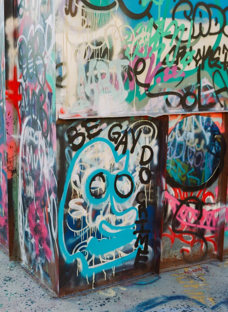 Vibrant Urban Graffiti by Bethany Young — canvas wall art