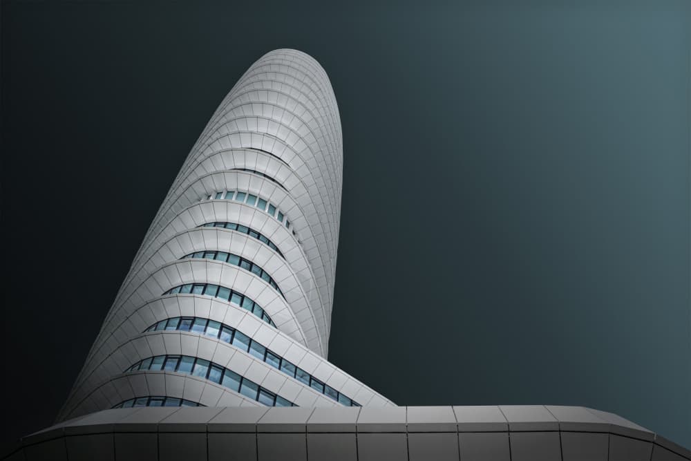 Sleek Urban Curve by Rolf Endermann — canvas wall art