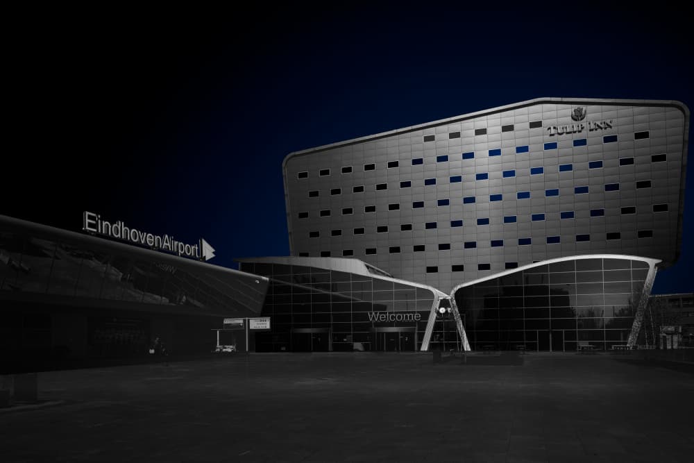 Modern Airport Hotel by Greetje van Son — canvas wall art
