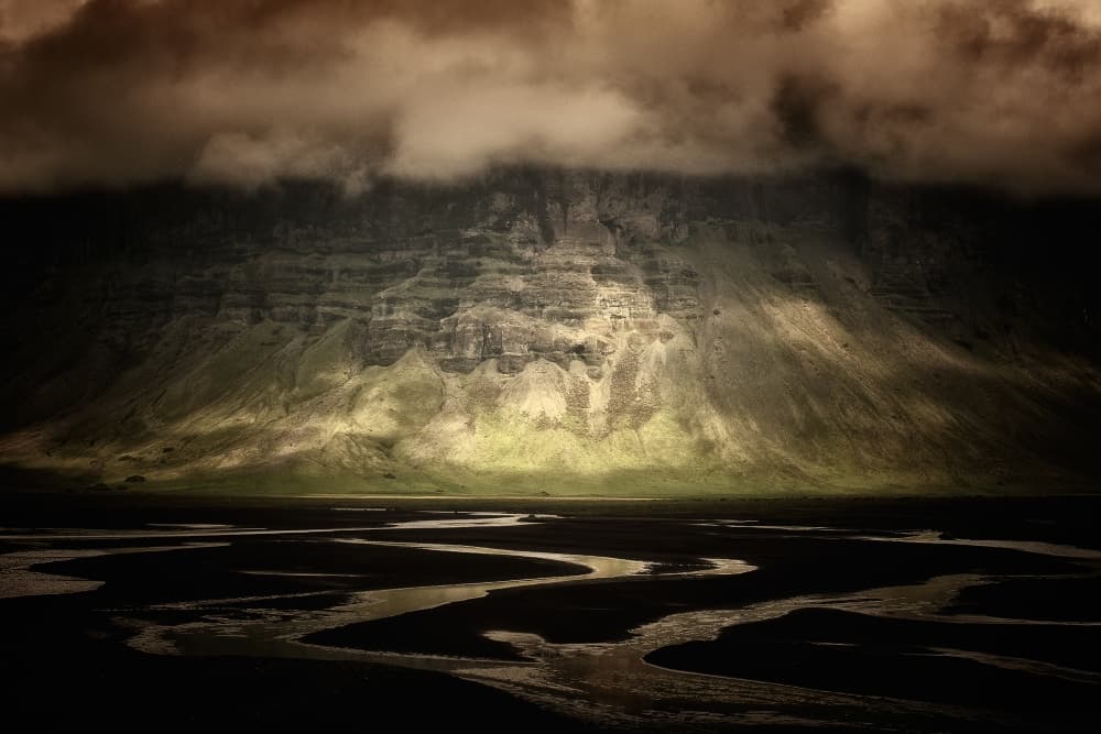 Dramatic Mountain River by Sorin Vidis — canvas wall art