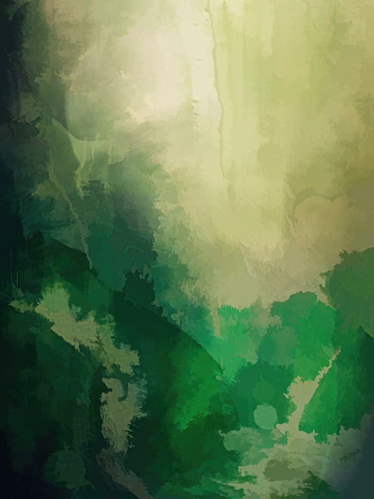 Ethereal Green Landscape by Alpenglow Workshop — canvas wall art