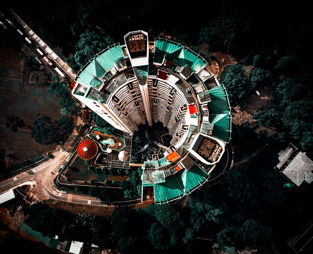 Aerial Urban Ring by Carmine Chiriacò — canvas wall art