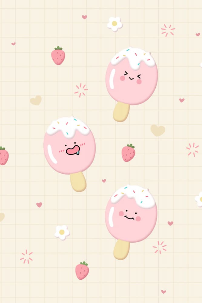 Sweet Kawaii Popsicles by Xuan Thai — canvas wall art