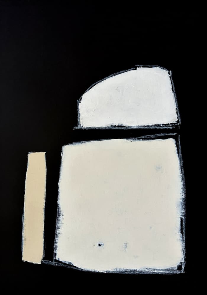 Neutral Abstract Forms by Andrea Reichhart — canvas wall art