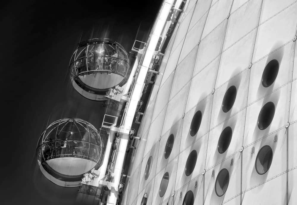 Dynamic Observation Wheel by Hans-Wolfgang Hawerkamp — canvas wall art