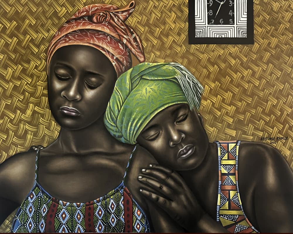 African Women Resting by Ayotunde ayomide — canvas wall art