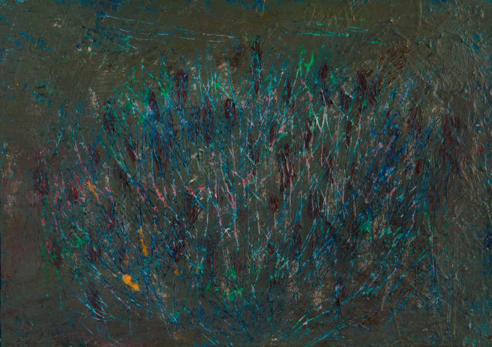 Vibrant Abstract Lines by Dale Hefer — canvas wall art