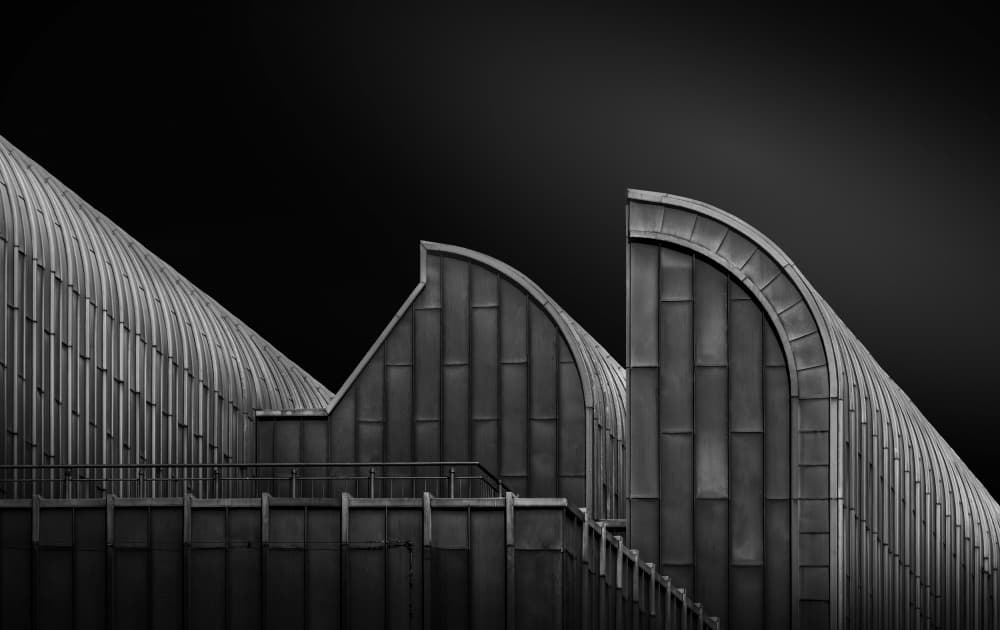 Dramatic Architectural Curves by Stephan Rückert — canvas wall art