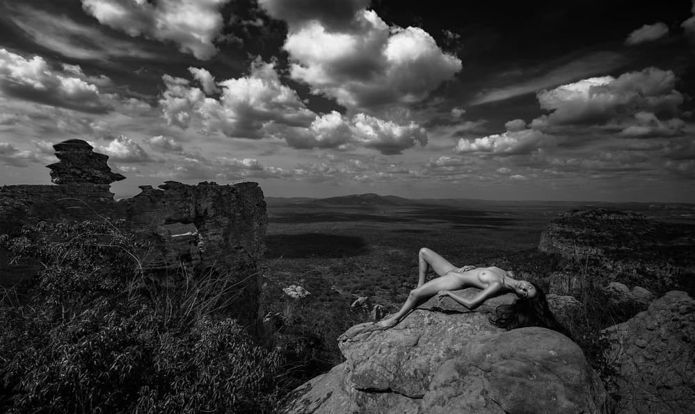 Nude Form Landscape by Jackson Carvalho — canvas wall art