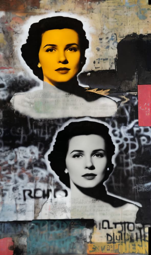 Iconic Pop Art Portrait by Cicero Spin — canvas wall art