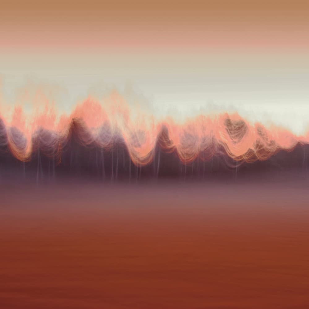 Warm Abstract Landscape by Christina Sillen — canvas wall art