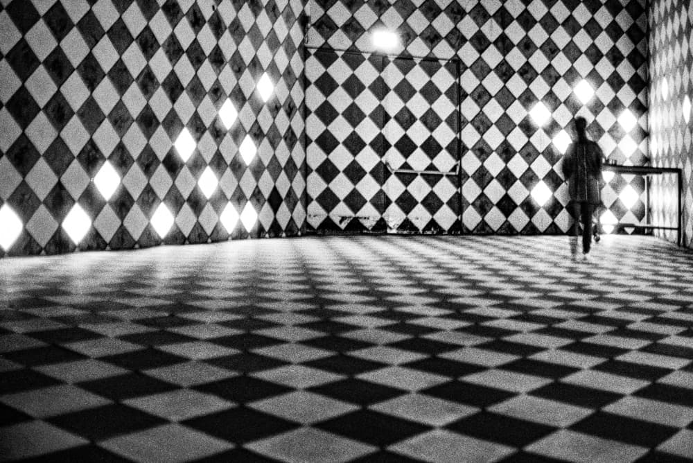 Walking a Checkered Path by Paulo Abrantes — canvas wall art