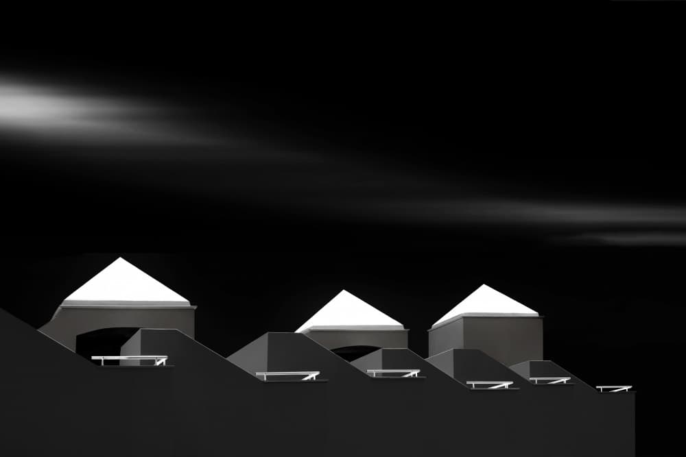 Minimalist Architectural Forms by Rolf Endermann — canvas wall art