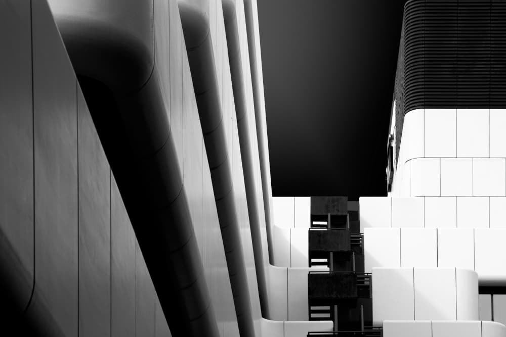 Sleek Architectural Design by Roland Weber — canvas wall art