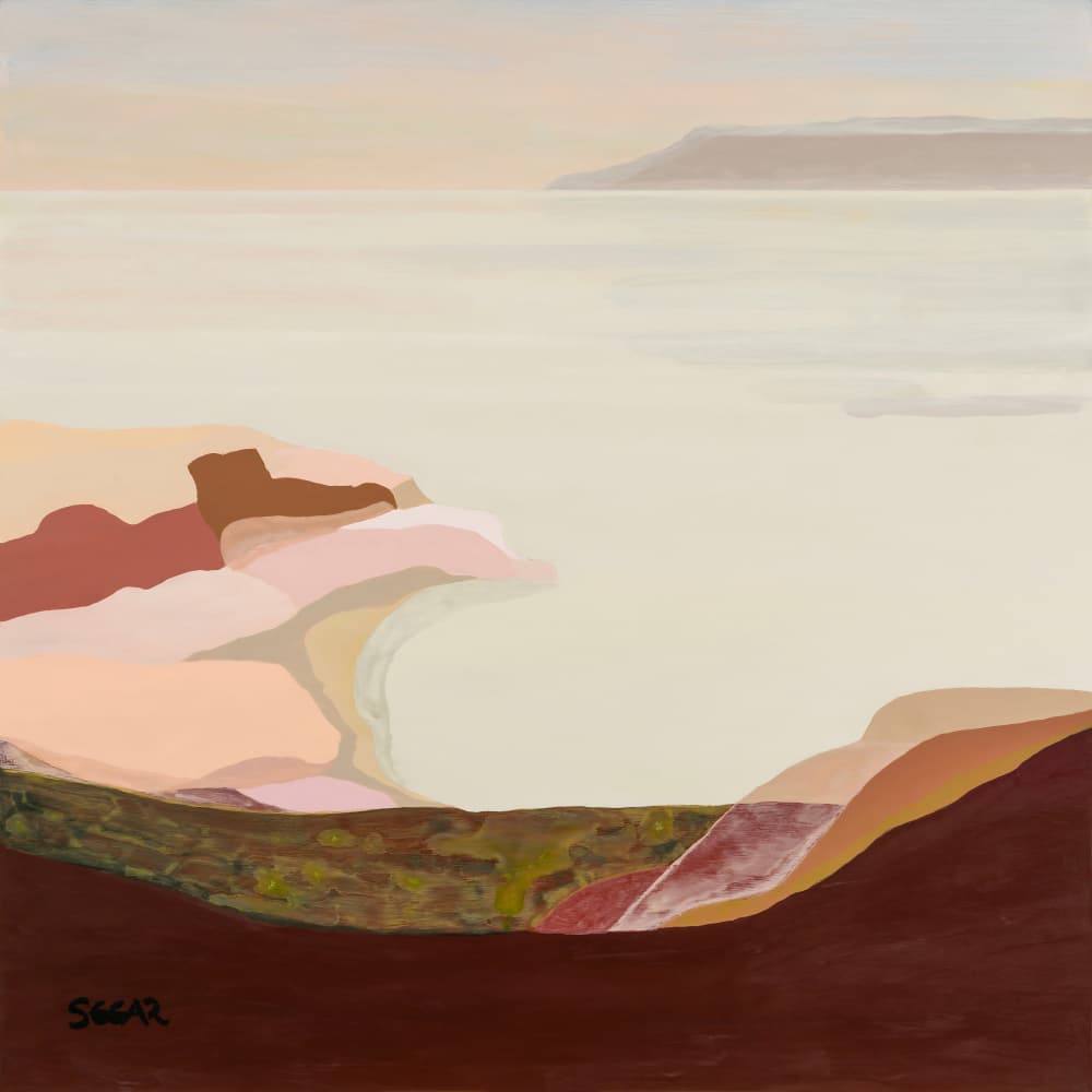 Abstract Coastal Calm by Angela Seear — canvas wall art