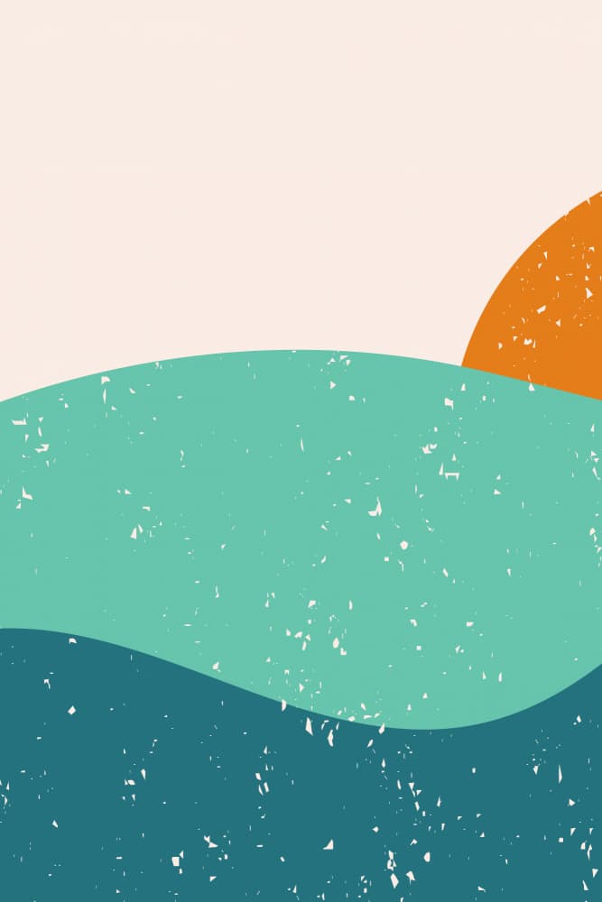 Abstract Ocean Sunset by jay stanley — canvas wall art