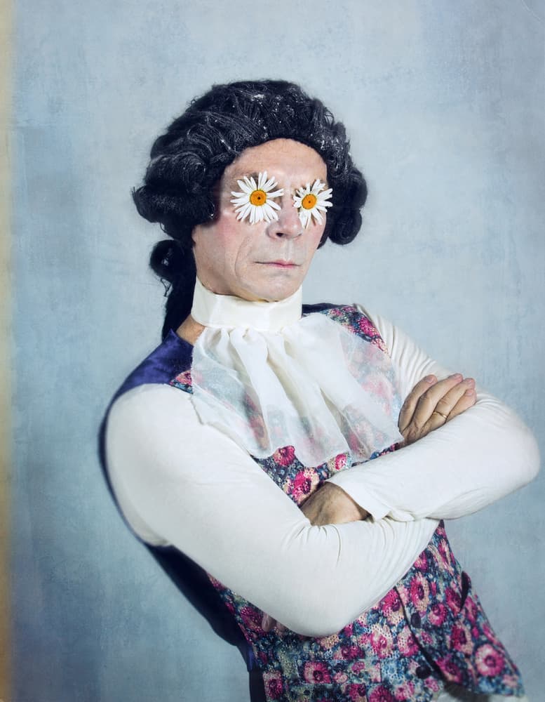 Baroque Man Daisy Eyes by Svetlana Melik-Nubarova — canvas wall art