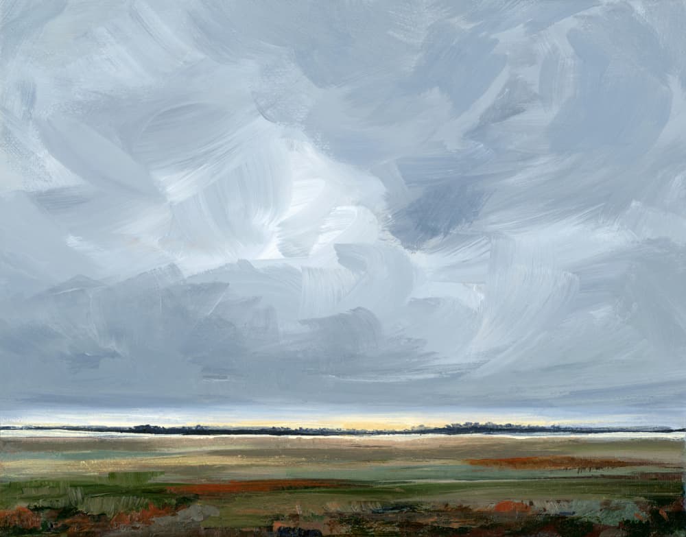 Serene Horizon Glow by Nicole Walsh — canvas wall art