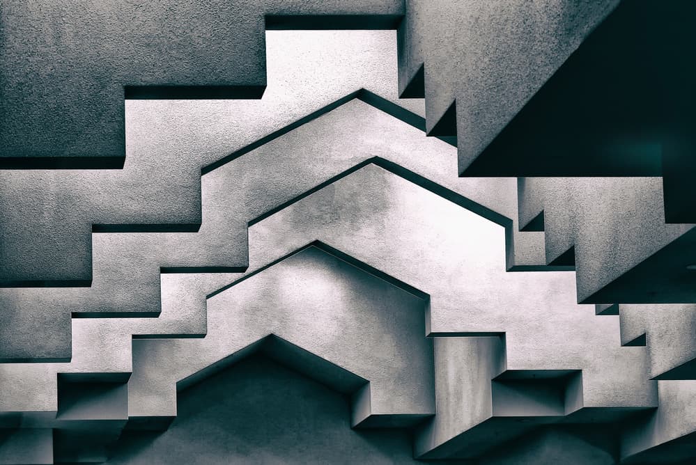 Concrete Geometry by Hans-Wolfgang Hawerkamp — canvas wall art
