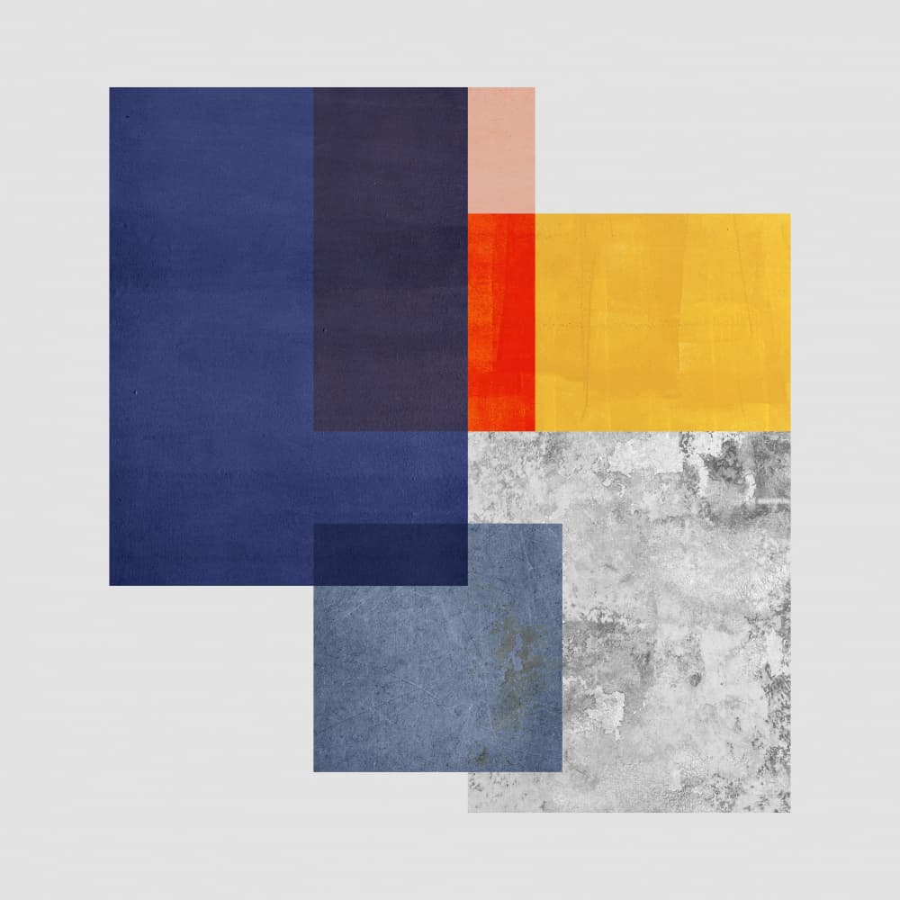 Modern Geometric Composition by Vitor Costa — canvas wall art