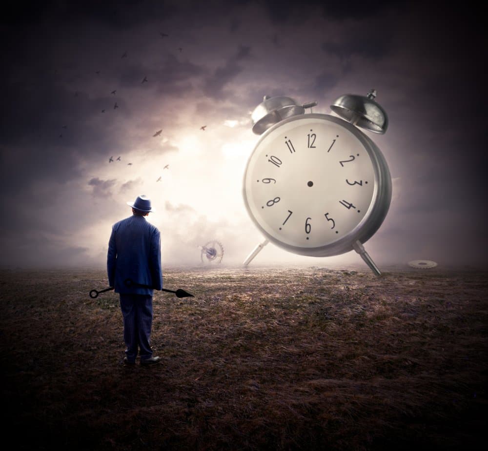 Man Confronts Time by Nermin Smajić — canvas wall art