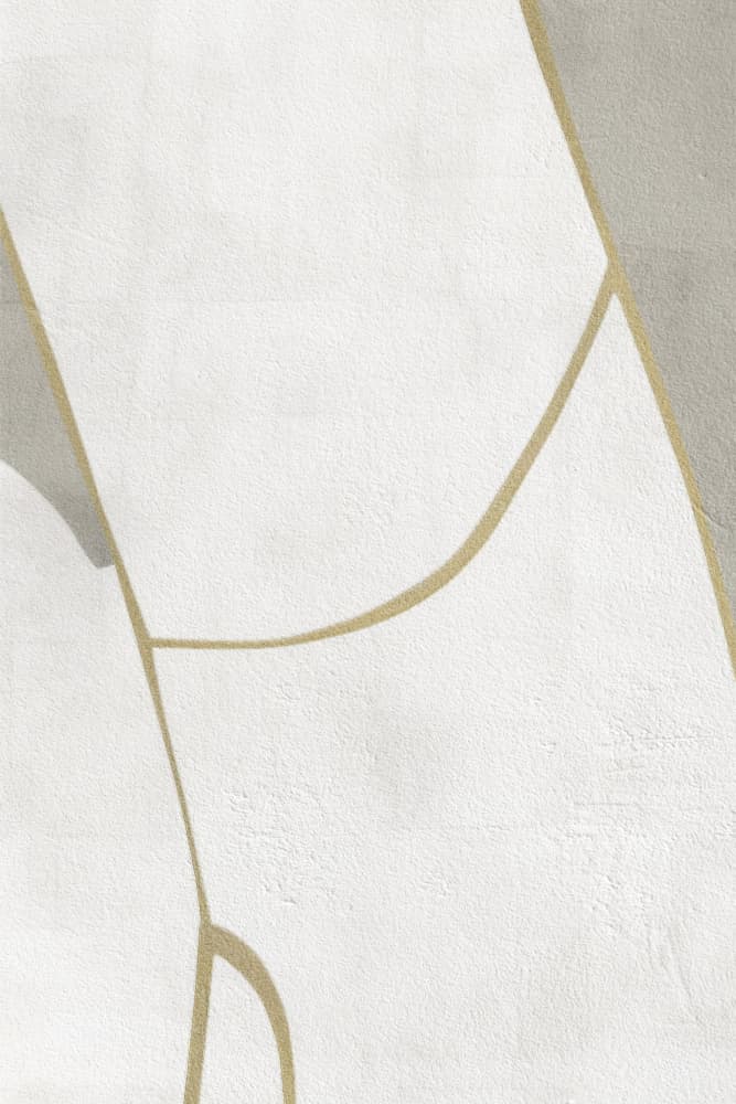 Neutral Abstract Curves by Alma — canvas wall art