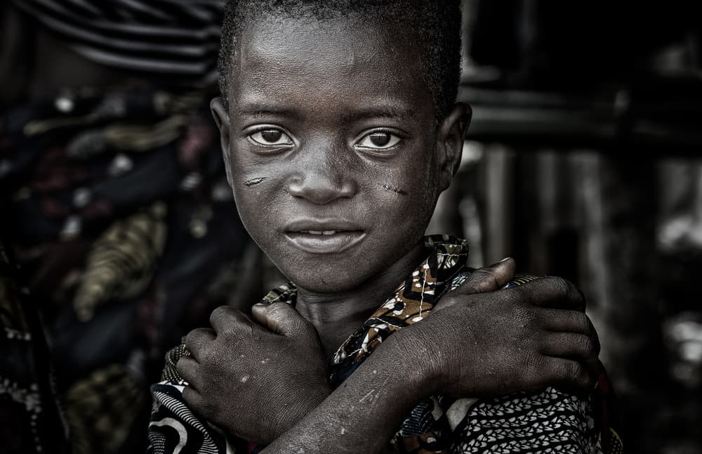 African Child Gaze by Joxe Inazio Kuesta Garmendia — canvas wall art