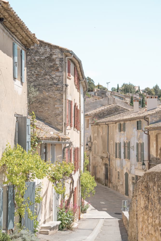 Sunlit European Lane by Henrike Schenk — canvas wall art