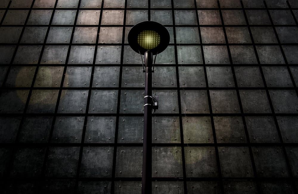 Glowing Street Light by Wim Schuurmans — canvas wall art