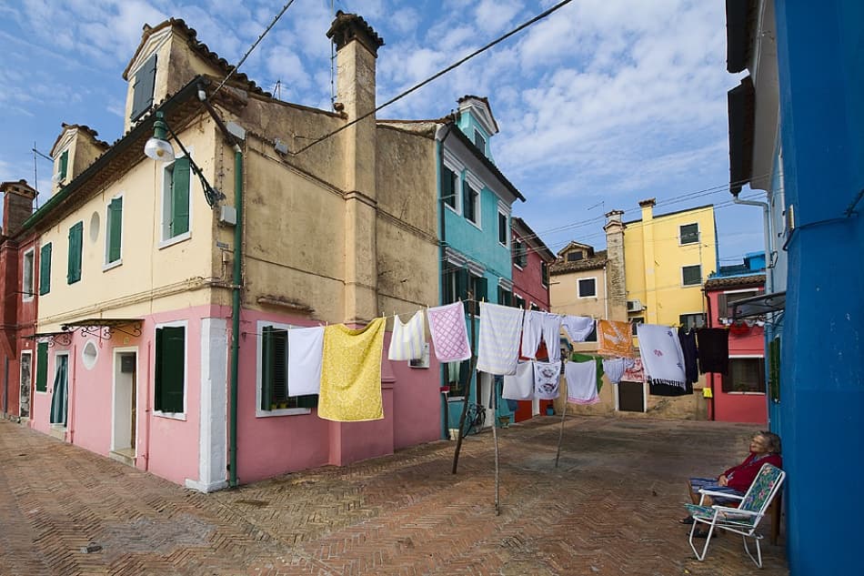 Vibrant Italian Street by Jure Kravanja — canvas wall art