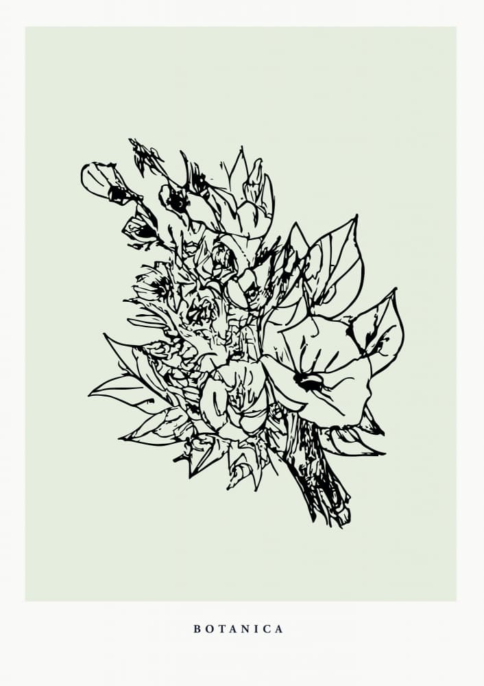 Botanicalineno62 by Treechild — canvas wall art
