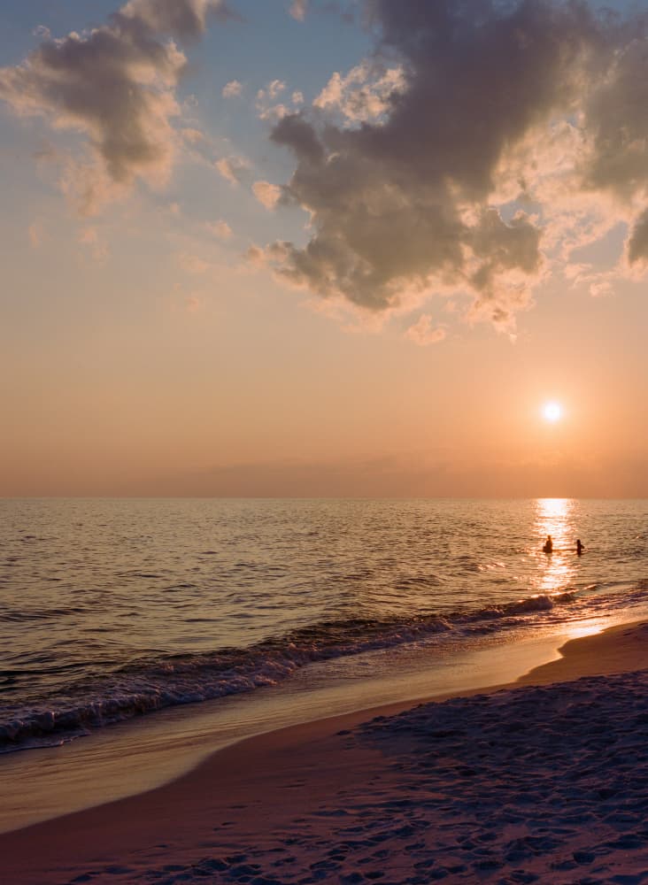 Beach Sunset Glow by Bethany Young — canvas wall art