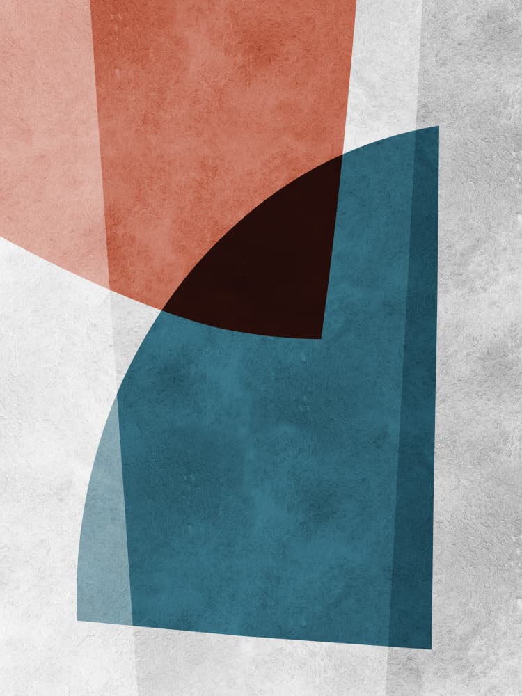 Abstract Geometric Harmony by Vitor Costa — canvas wall art