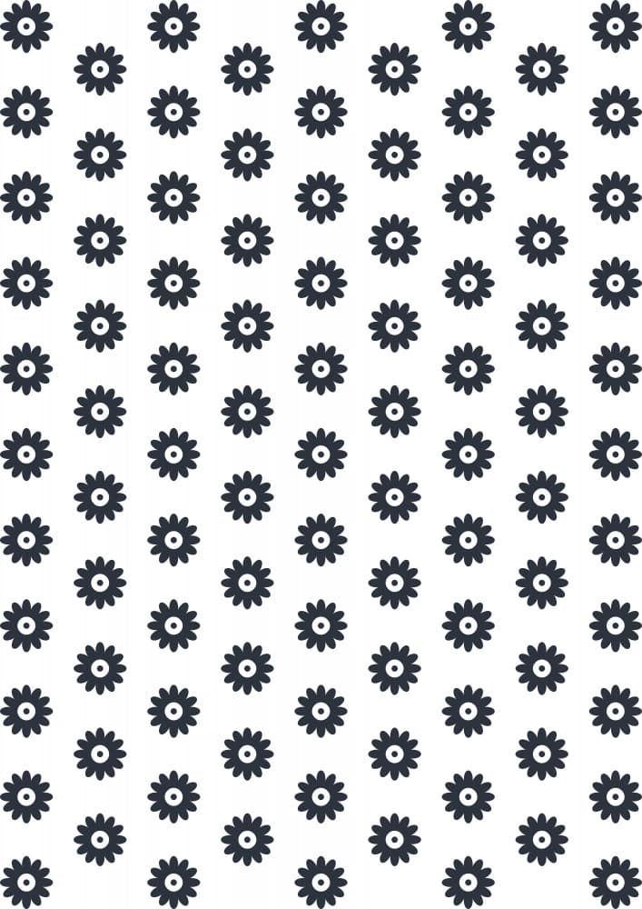 Minimalist Floral Design by kathrinmay — canvas wall art