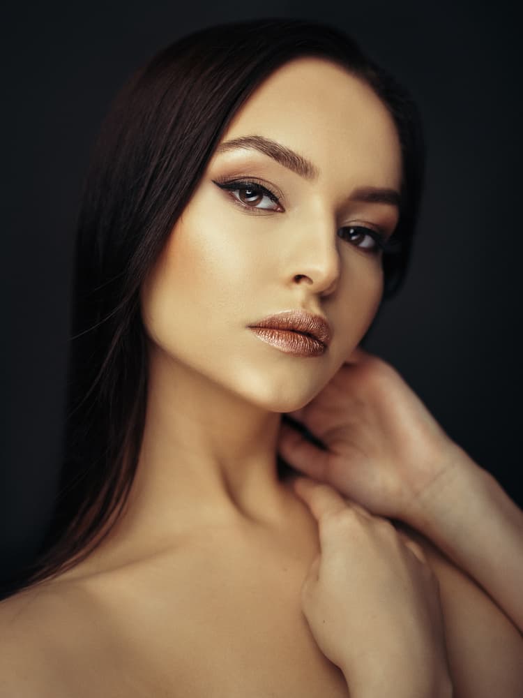 Captivating Beauty Portrait by Martin Krystynek MQEP — canvas wall art