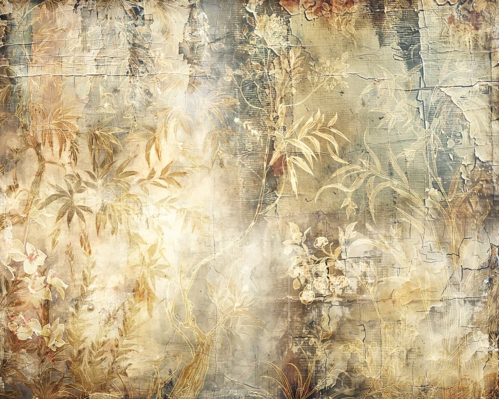 Aged Botanical Elegance by Rafal Kulik — canvas wall art