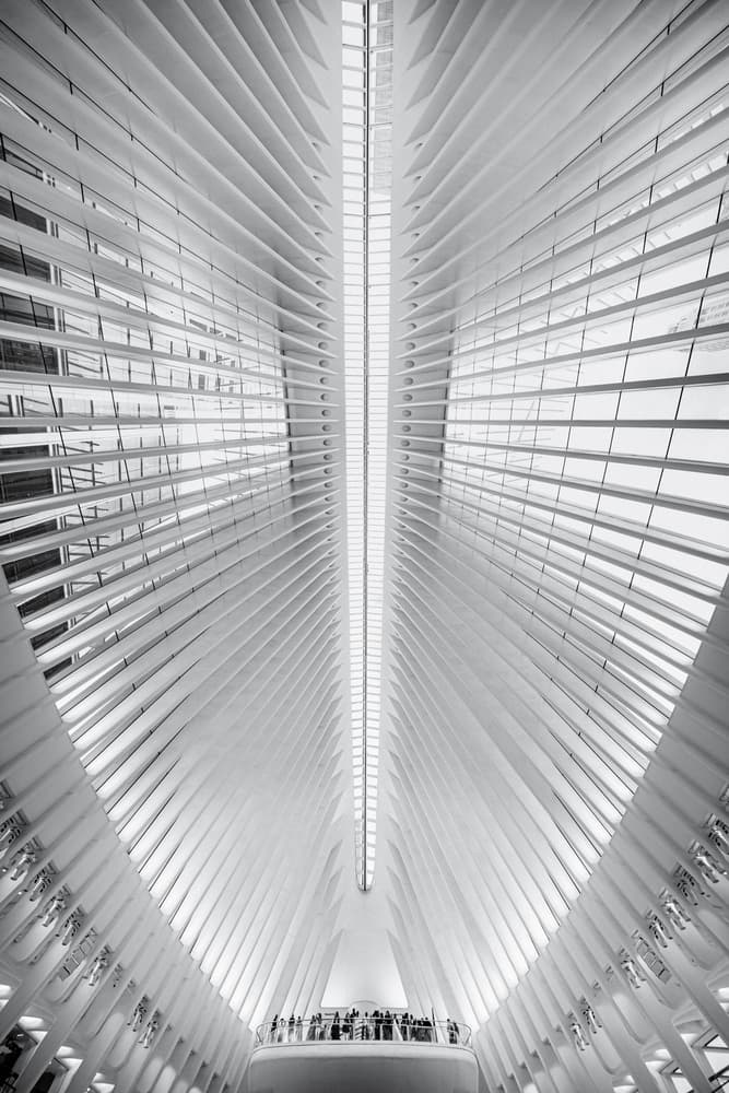 Grand White Interior by Marco Tagliarino — canvas wall art