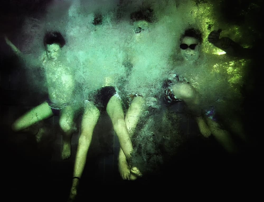 Underwater Green Play by Yvette Depaepe — canvas wall art