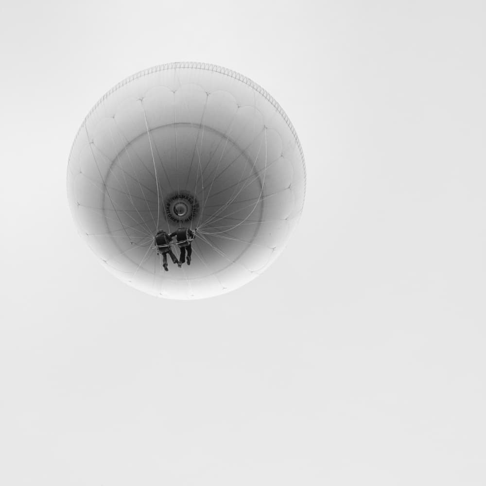 Ascending Hot Air Balloon by Marcel Rebro — canvas wall art