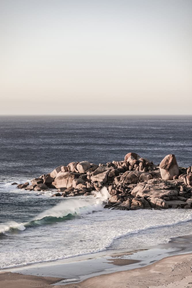 Rocky Shoreline Scene by Shot by Clint — canvas wall art