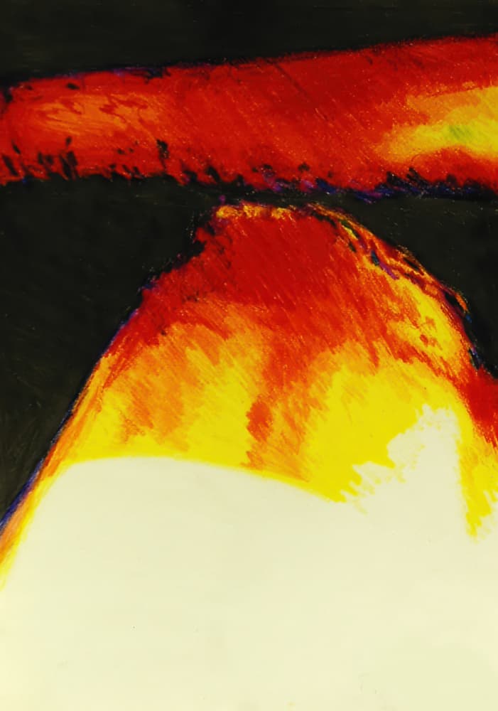 Volcanic Heat Abstract by Kulik — canvas wall art