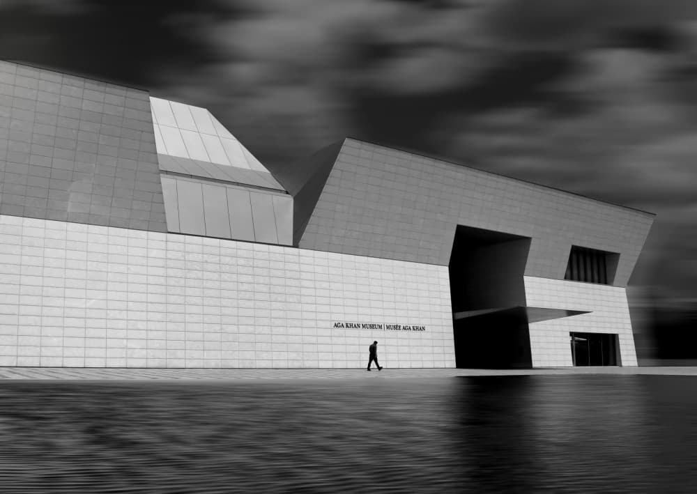 Dramatic Architecture Solitude by Ivan Huang — canvas wall art