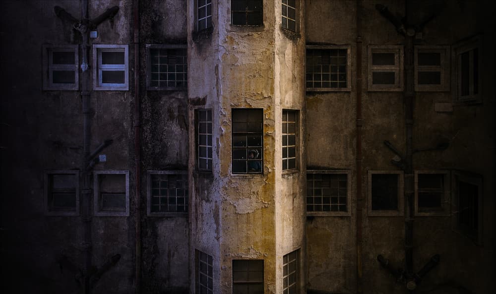 Old City Windows by Wim Schuurmans — canvas wall art